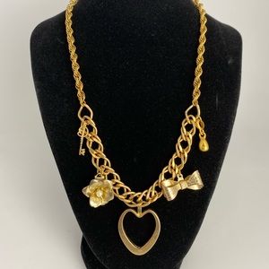 Handmade Vintage Gold-Plated Charm Necklace